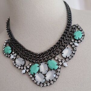 Vintage Premier Design Necklace Chunky with Bling Old factory Stock